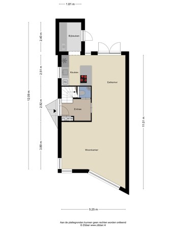 Floorplan - Binnenhof 10, 3911 NP Rhenen